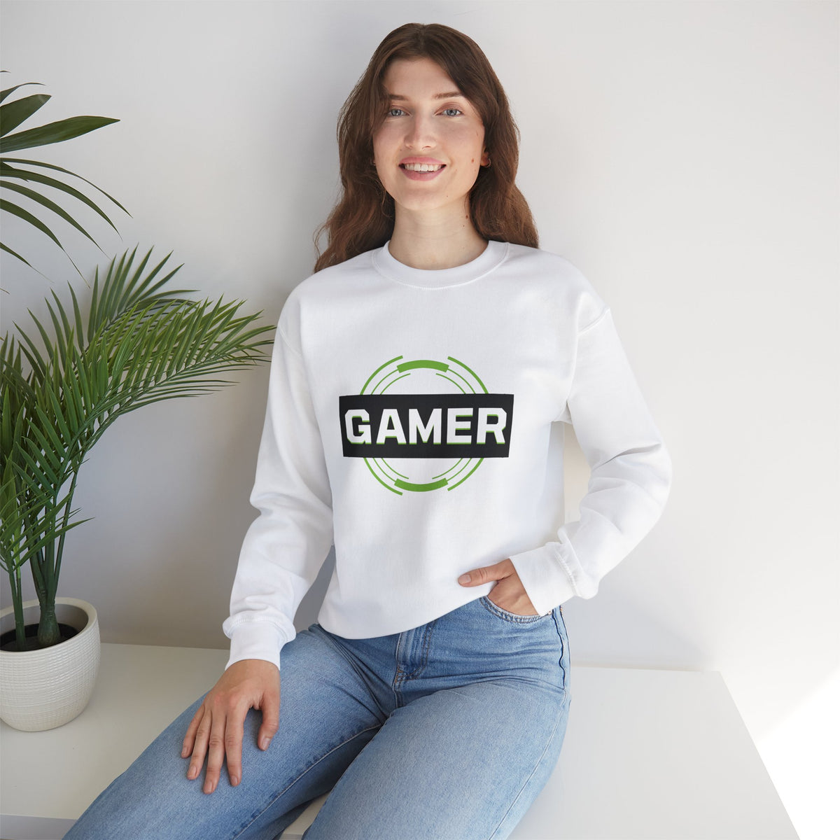 Gamer Customized Unisex Heavy Blend™ Crewneck Sweatshirt