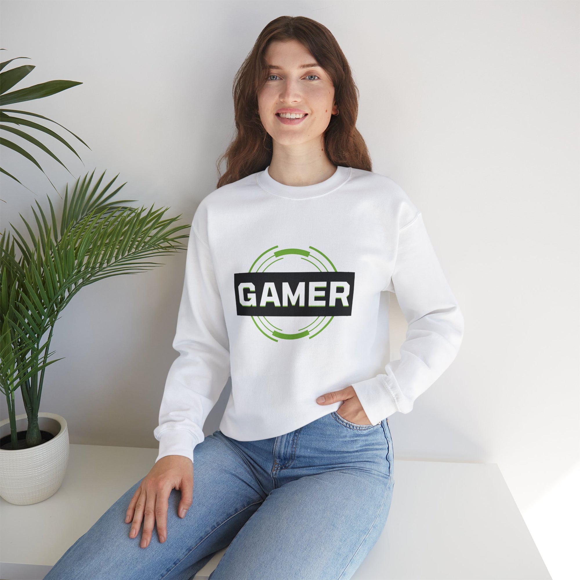 Gamer Customized Unisex Heavy Blend™ Crewneck Sweatshirt