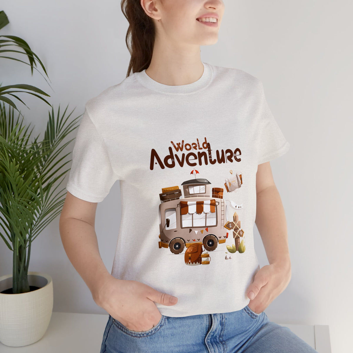 World Adventure Customized Unisex Jersey Short Sleeve Tee