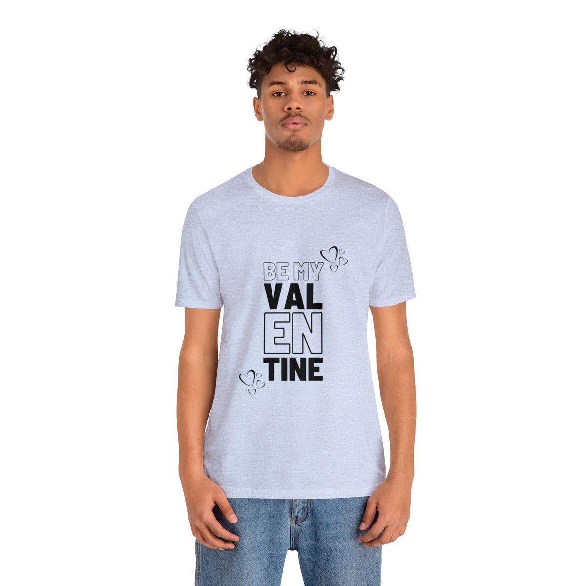 Be My Valentine Customized Unisex Jersey Short Sleeve Tee For Your Love