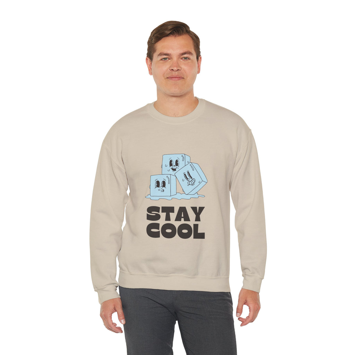 Stay Cool Customized Unisex Heavy Blend™ Crewneck Sweatshirt