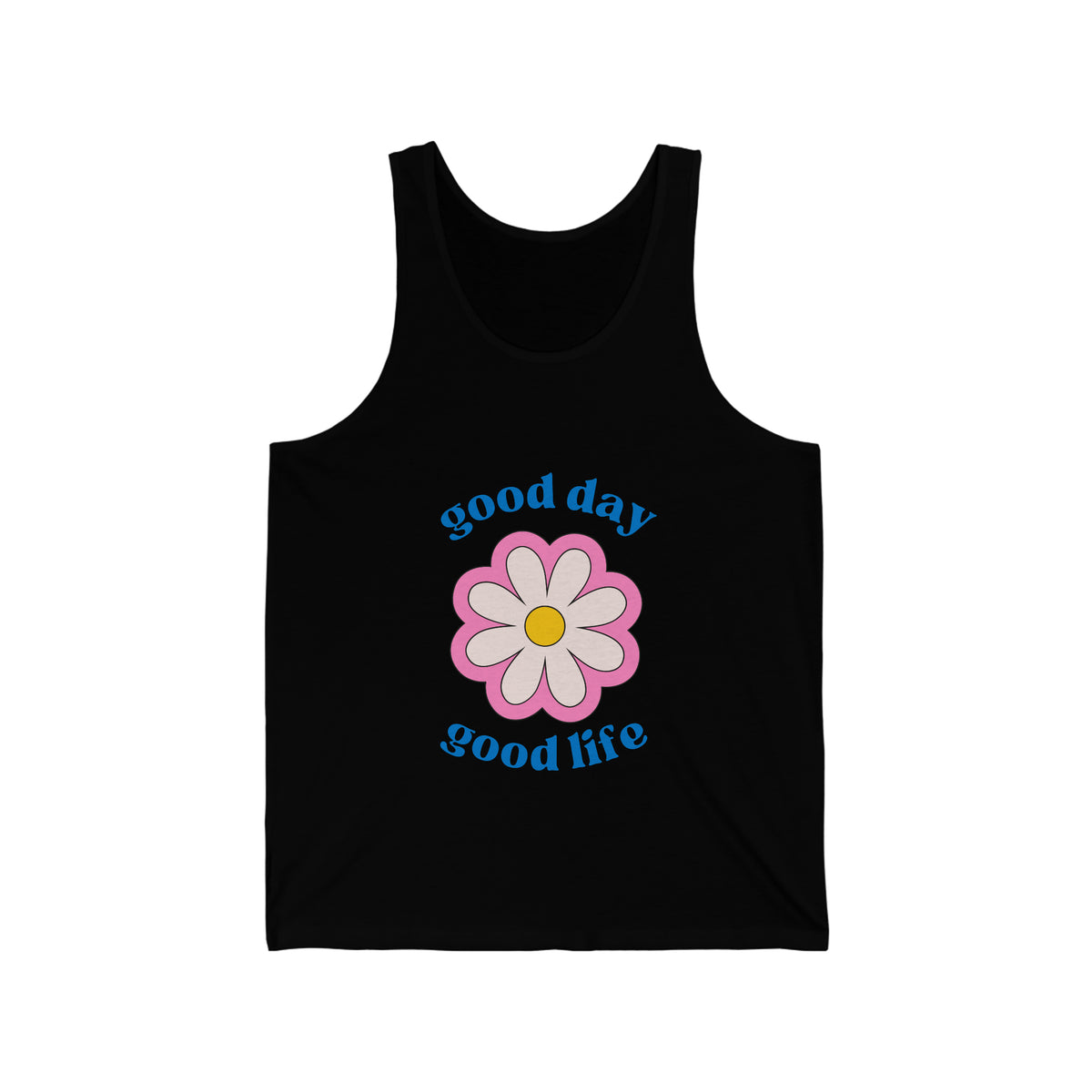 Good Day Good Life Customized Unisex Jersey Tank