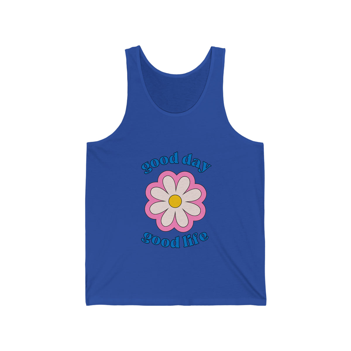 Good Day Good Life Customized Unisex Jersey Tank