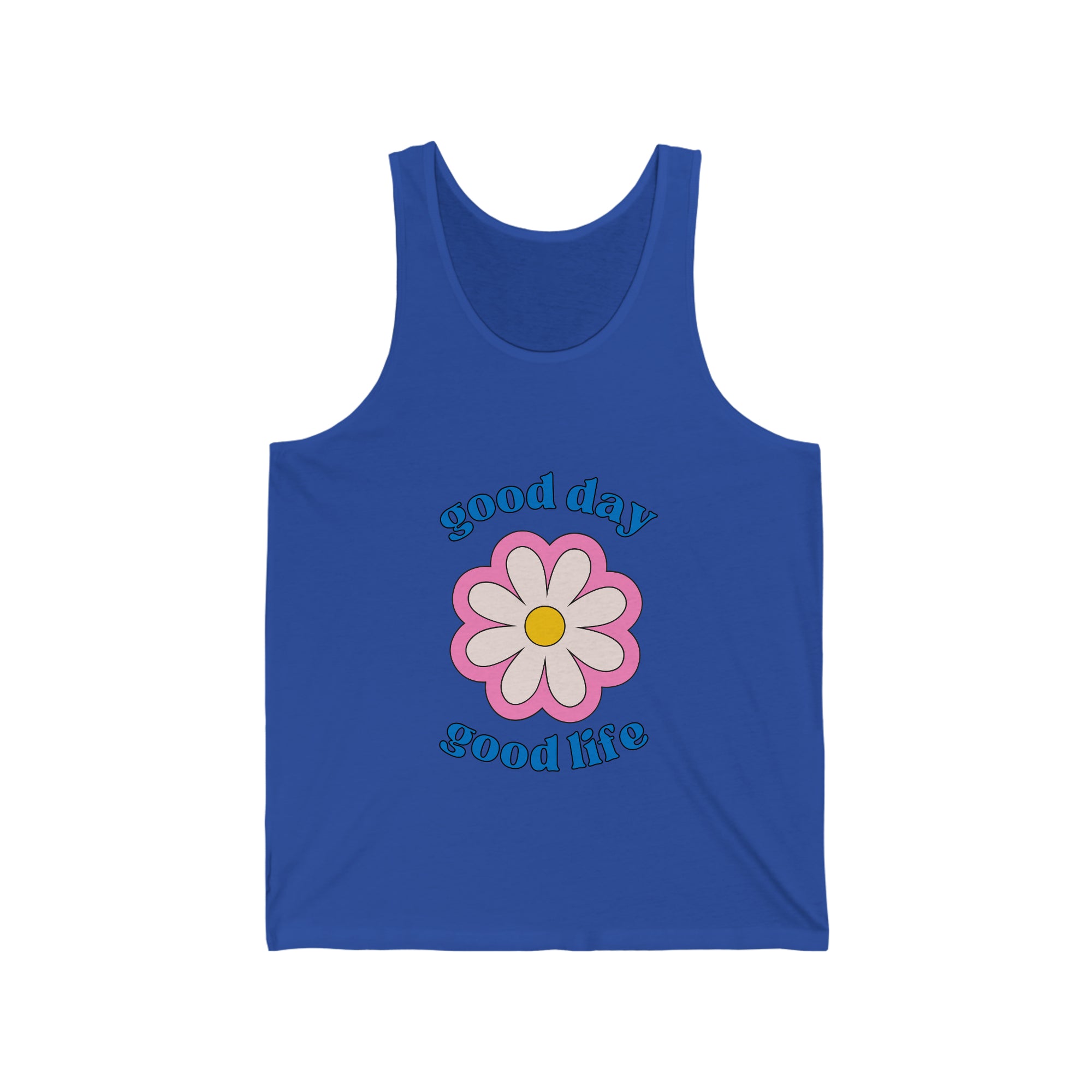 Good Day Good Life Customized Unisex Jersey Tank