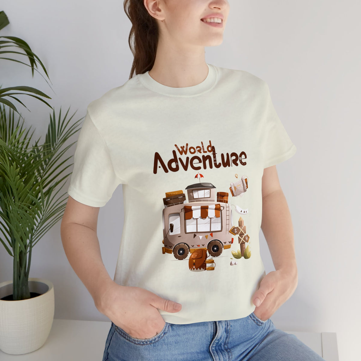 World Adventure Customized Unisex Jersey Short Sleeve Tee