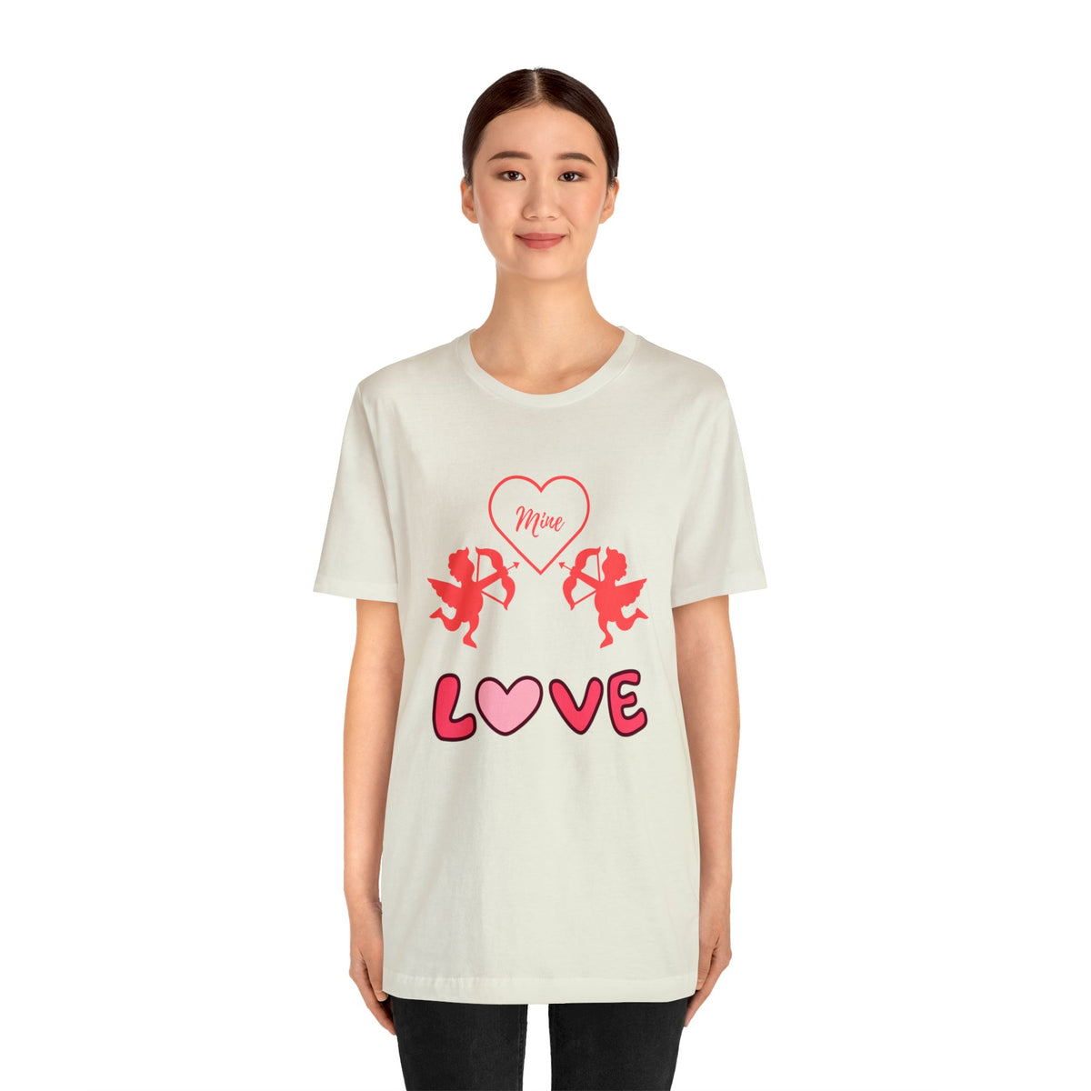 The Symbol of Love Customized Unisex Jersey Short Sleeve Tee