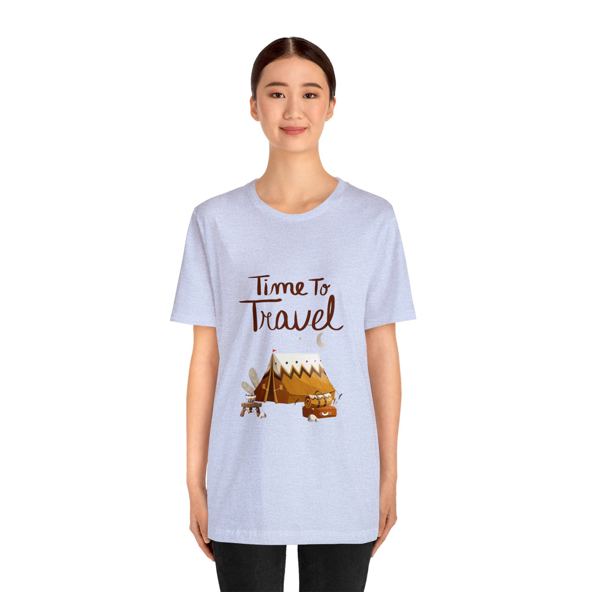 Time To Travel Customized Unisex Jersey Short Sleeve Tee