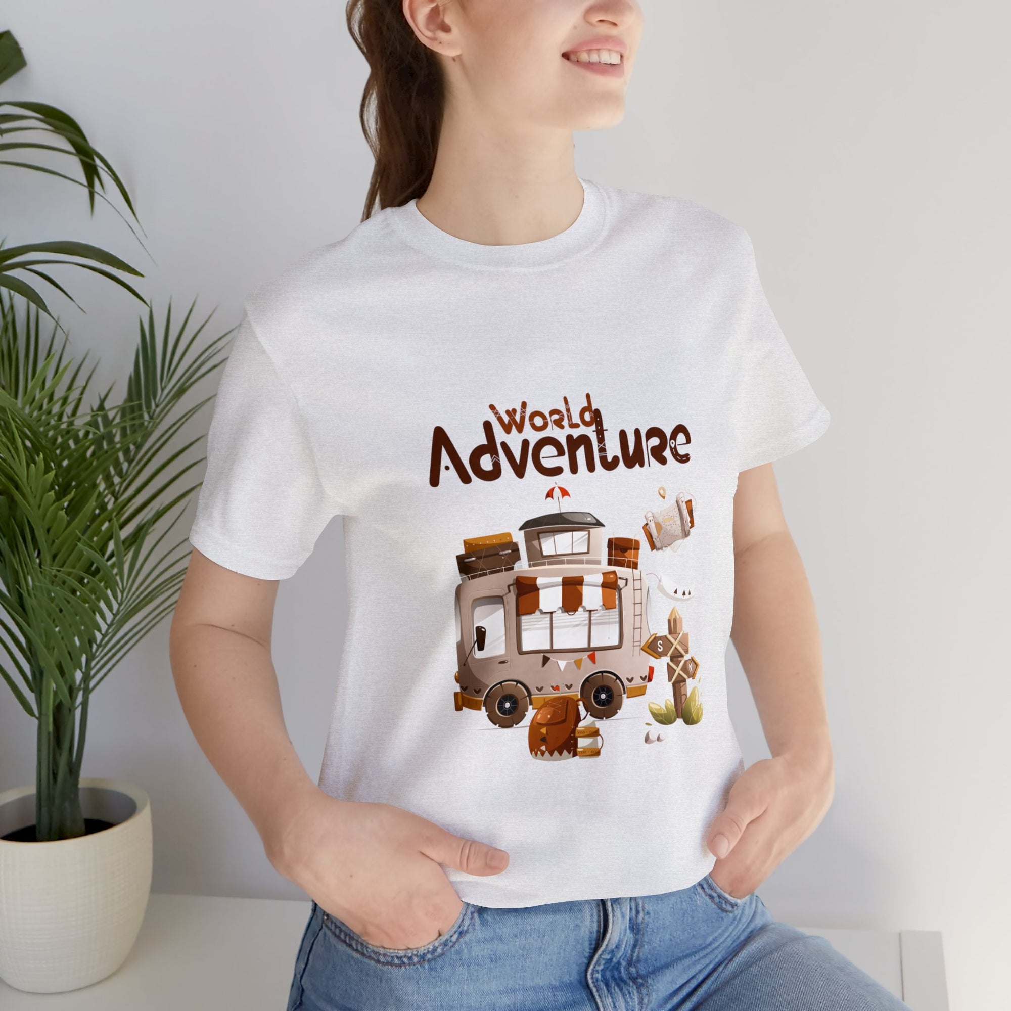 World Adventure Customized Unisex Jersey Short Sleeve Tee