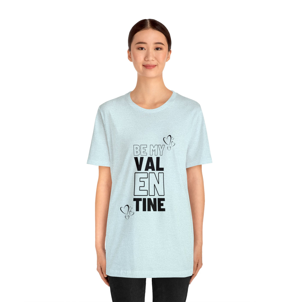 Be My Valentine Customized Unisex Jersey Short Sleeve Tee For Your Love