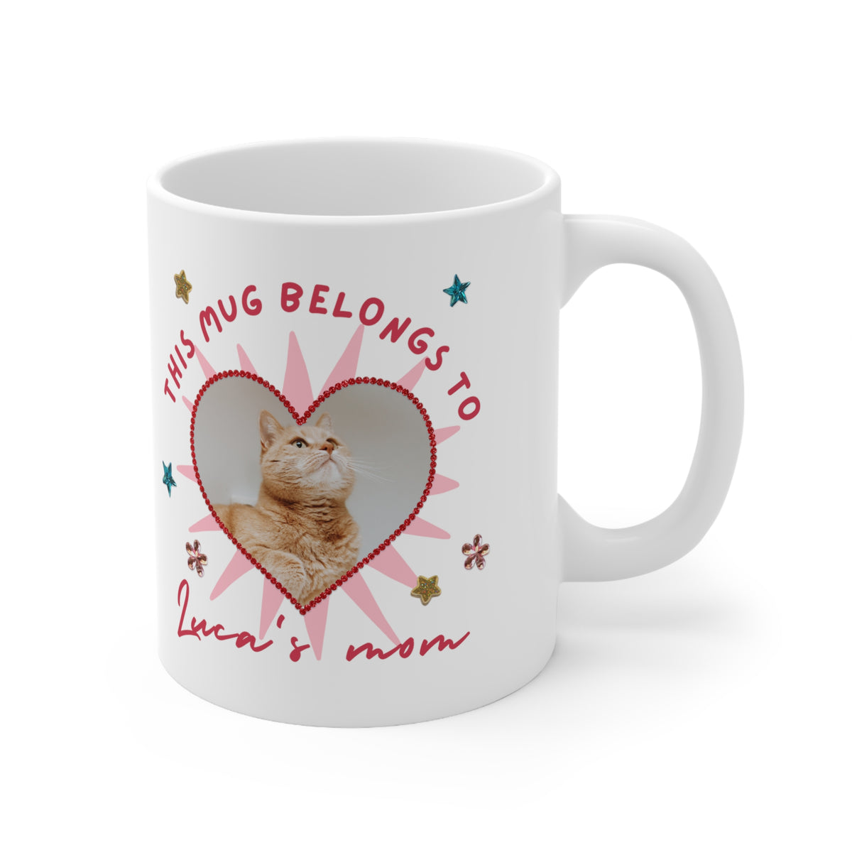 Lover&#39;s Mom Customized Ceramic Mug 11oz