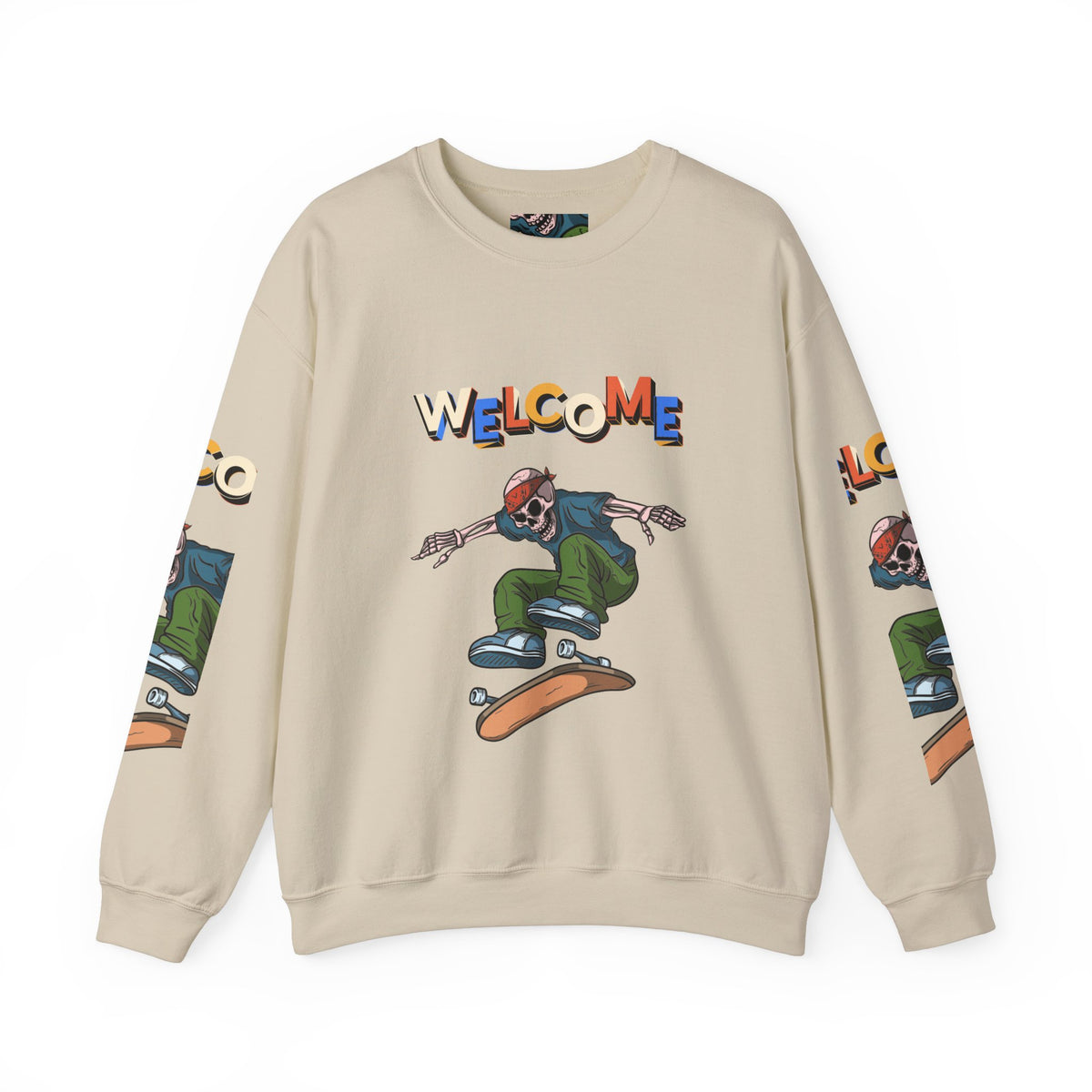 Welcome Skaters Customized Unisex Heavy Blend™ Crewneck Sweatshirt