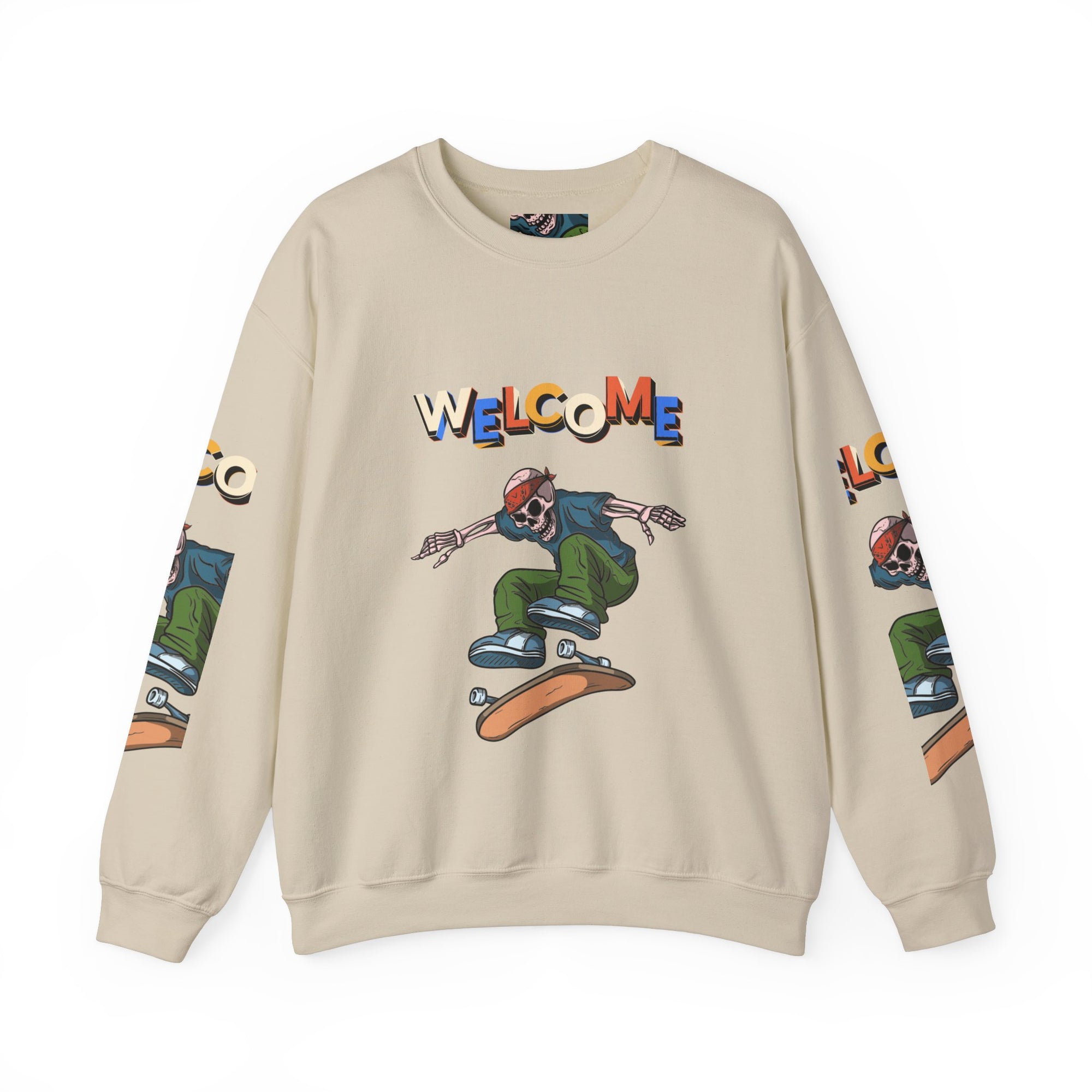 Welcome Skaters Customized Unisex Heavy Blend™ Crewneck Sweatshirt