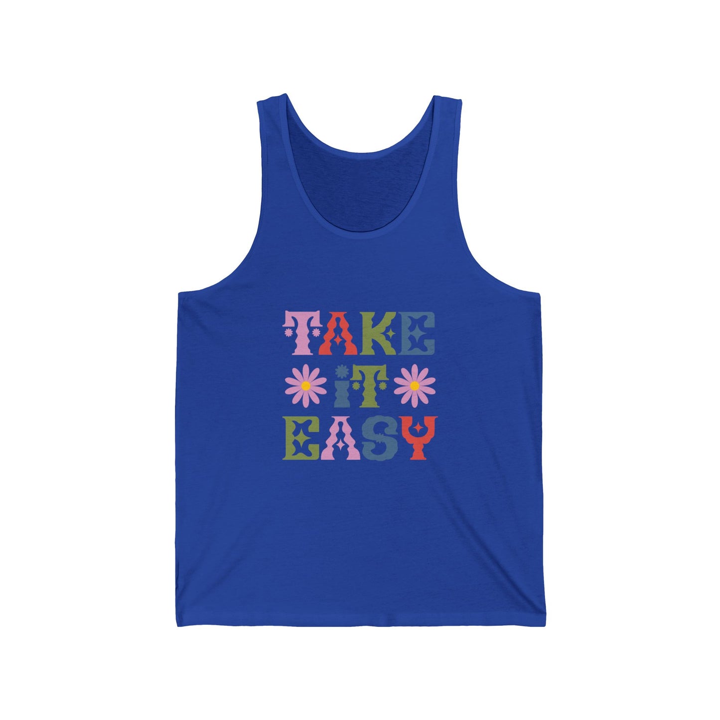 Take it Easy Customized Unisex Jersey Tank