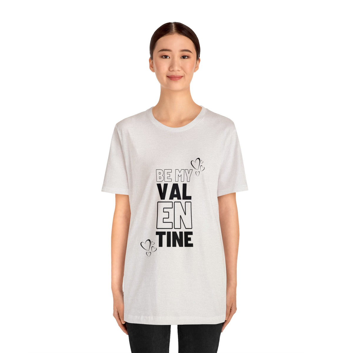 Be My Valentine Customized Unisex Jersey Short Sleeve Tee For Your Love