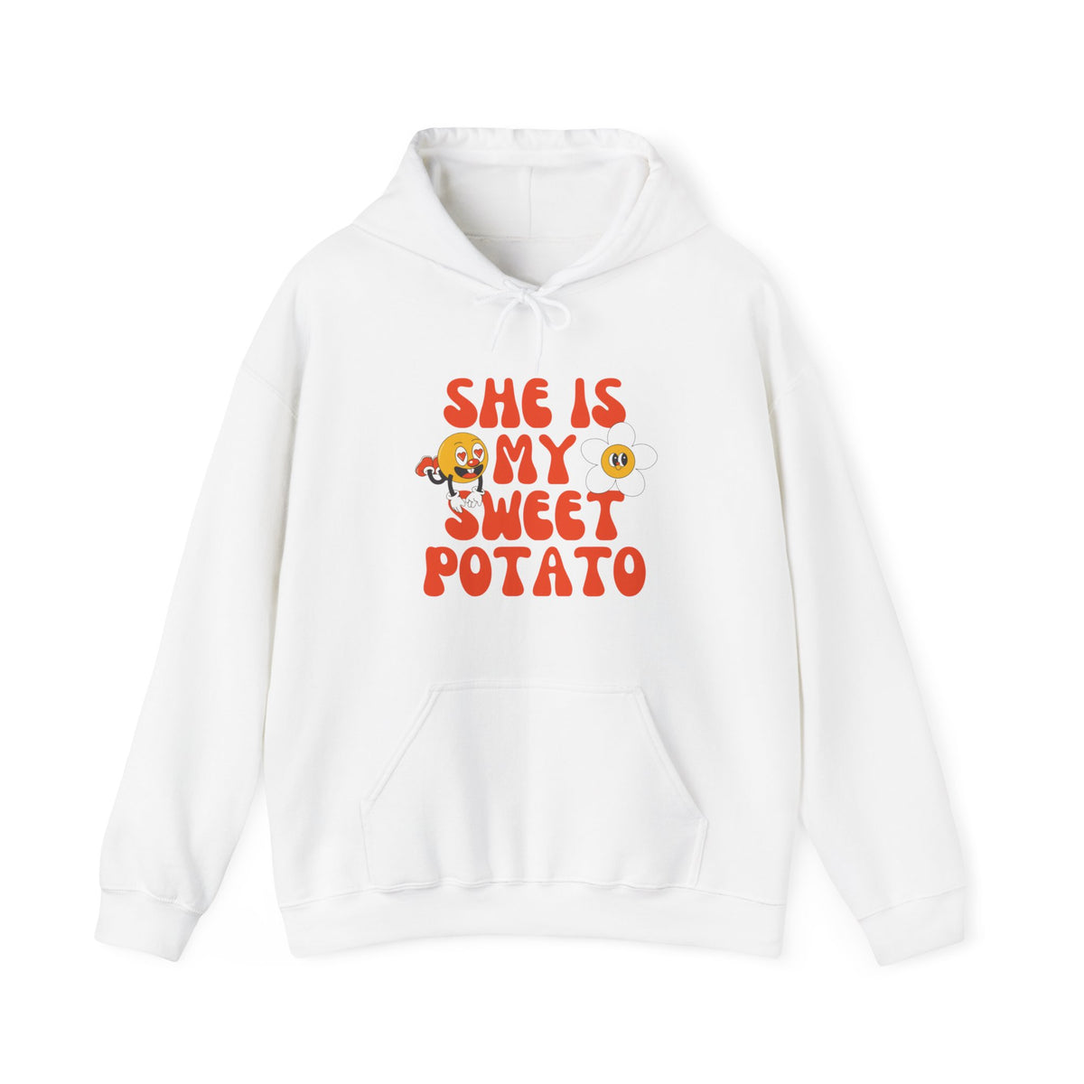 She is My Sweet Potato Customized Unisex Heavy Blend™ Hooded Sweatshirt