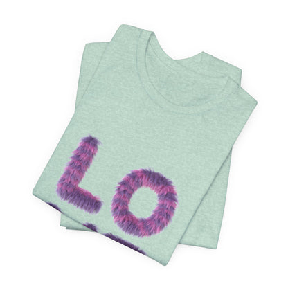 A Sign of Love Customized Unisex Jersey Short Sleeve Tee