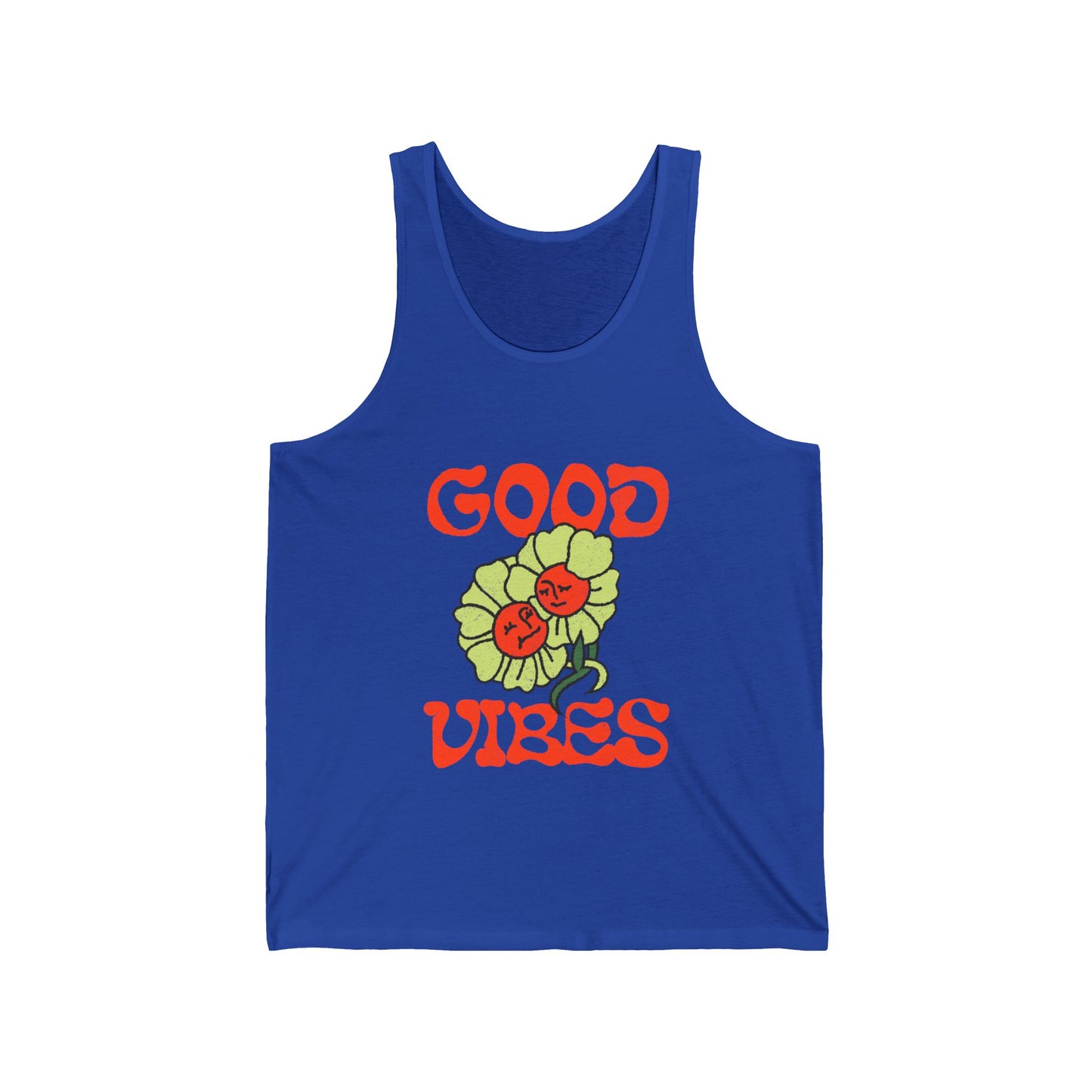Good Vibes Customized Unisex Jersey Tank