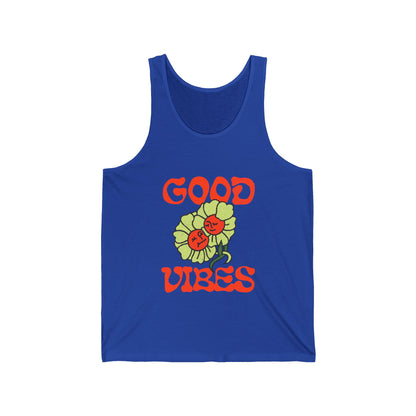 Good Vibes Customized Unisex Jersey Tank
