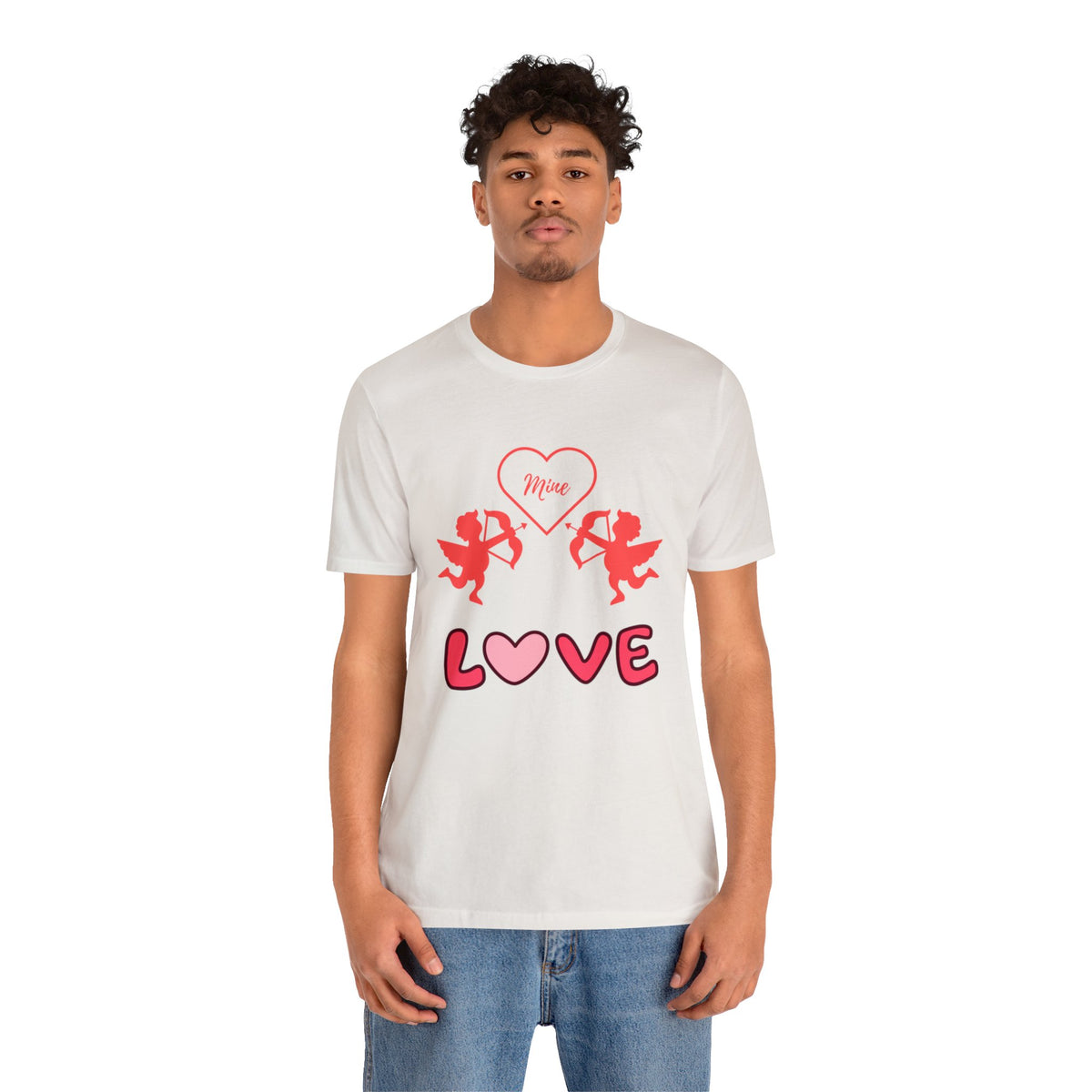 The Symbol of Love Customized Unisex Jersey Short Sleeve Tee
