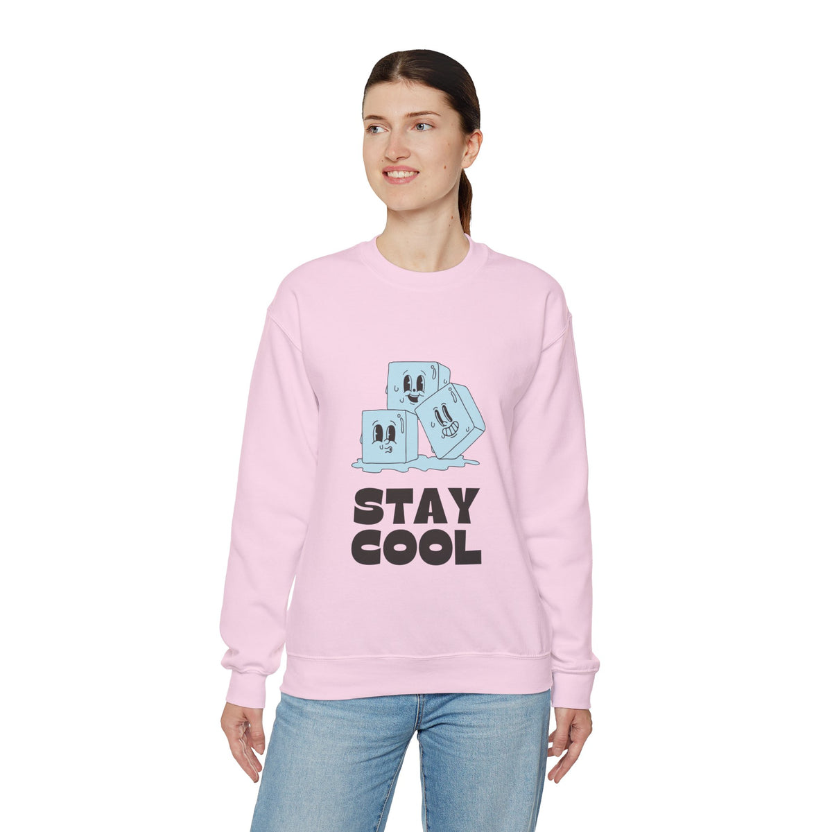 Stay Cool Customized Unisex Heavy Blend™ Crewneck Sweatshirt