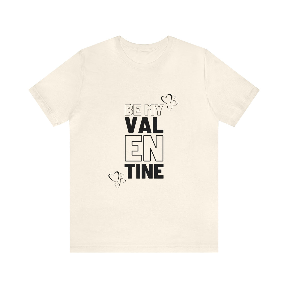 Be My Valentine Customized Unisex Jersey Short Sleeve Tee For Your Love