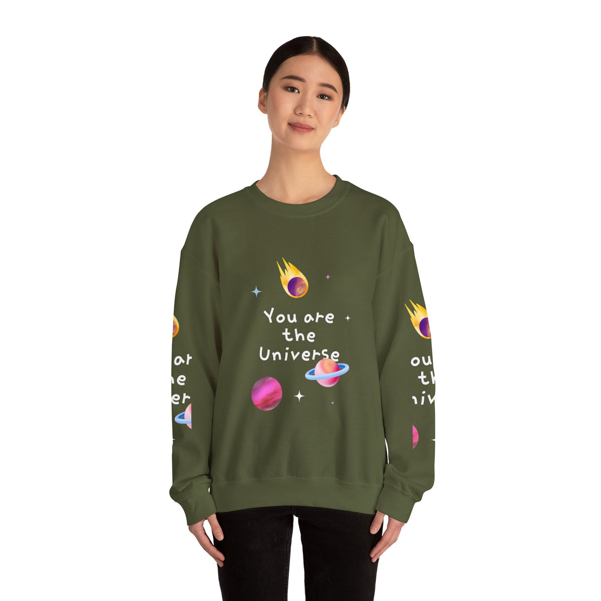 You Are The Universe Customized Unisex Heavy Blend™ Crewneck Sweatshirt