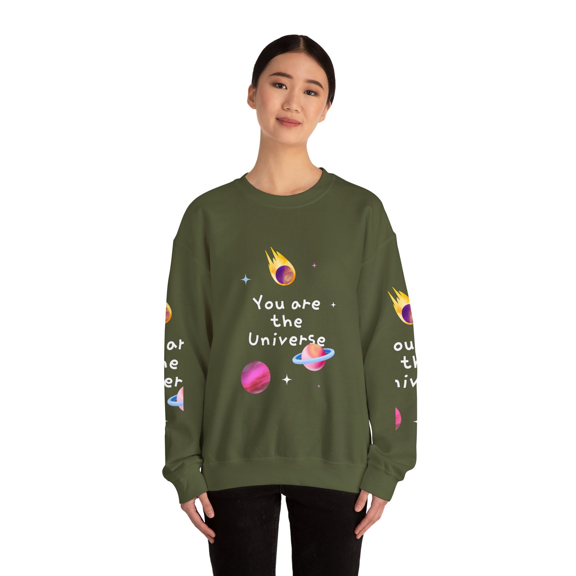 You Are The Universe Customized Unisex Heavy Blend™ Crewneck Sweatshirt