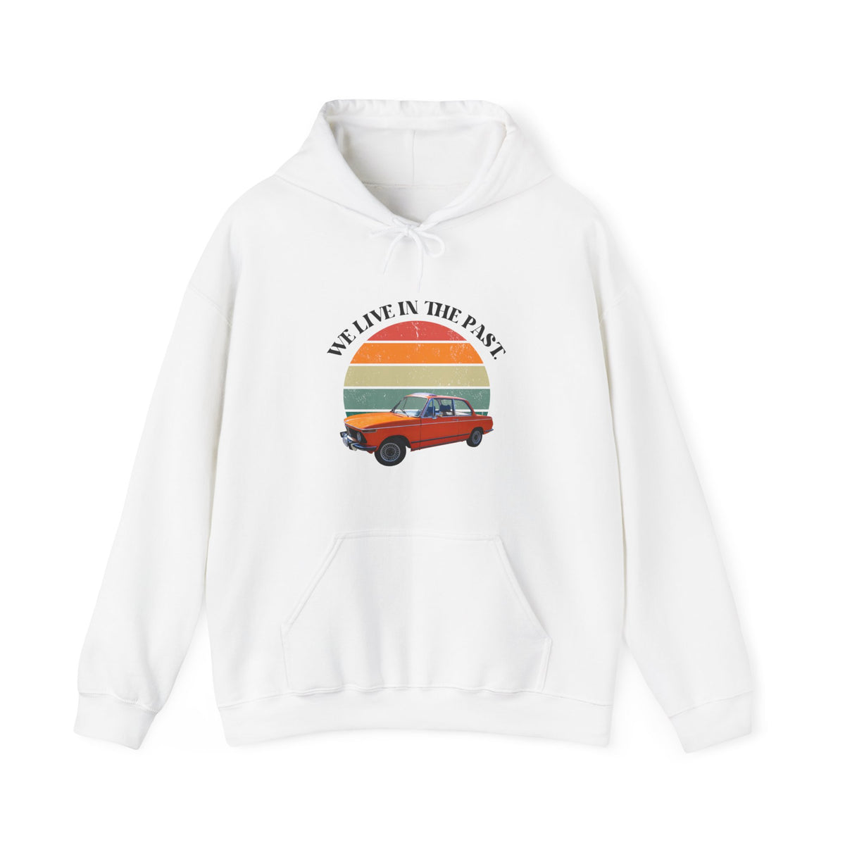 We Live in The Past Customized Unisex Heavy Blend™ Hooded Sweatshirt