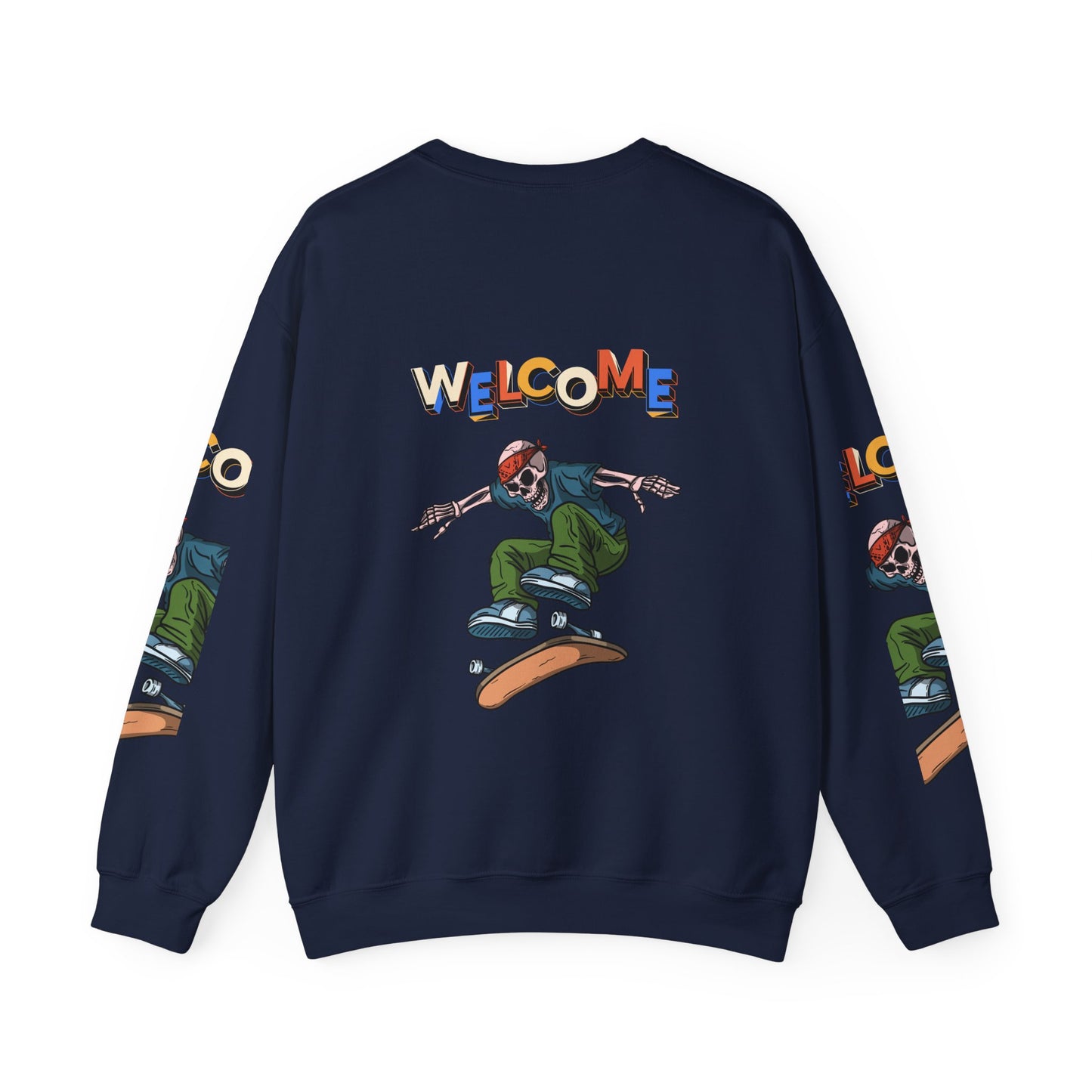 Welcome Skaters Customized Unisex Heavy Blend™ Crewneck Sweatshirt