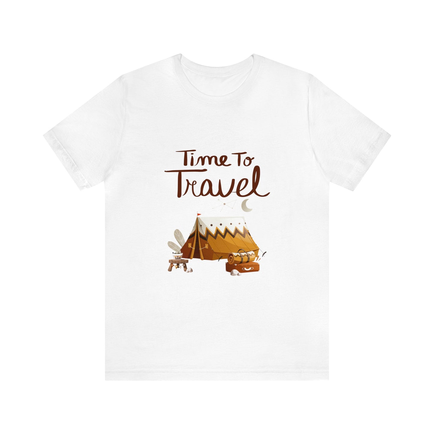 Time To Travel Customized Unisex Jersey Short Sleeve Tee