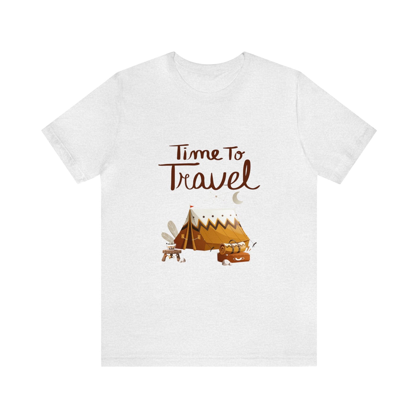 Time To Travel Customized Unisex Jersey Short Sleeve Tee