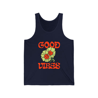 Good Vibes Customized Unisex Jersey Tank