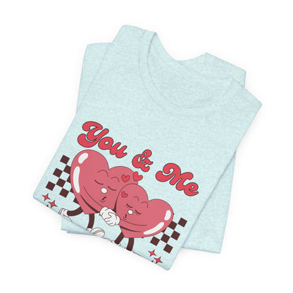 You And Me Always Together Customized Unisex Jersey Short Sleeve Tee
