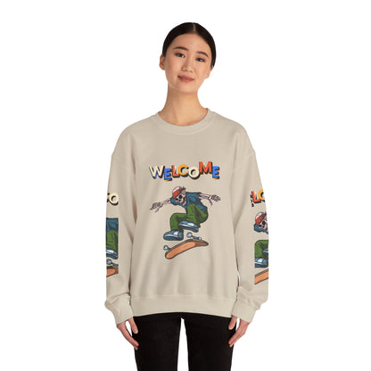 Welcome Skaters Customized Unisex Heavy Blend™ Crewneck Sweatshirt