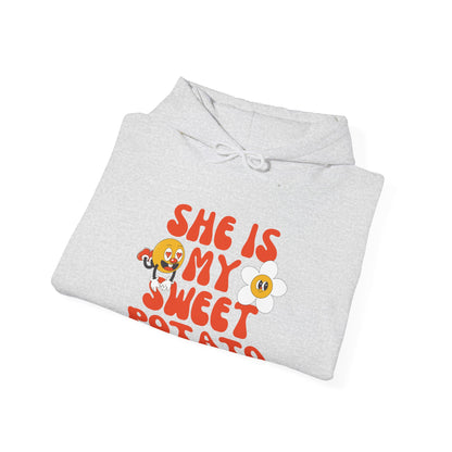 She is My Sweet Potato Customized Unisex Heavy Blend™ Hooded Sweatshirt