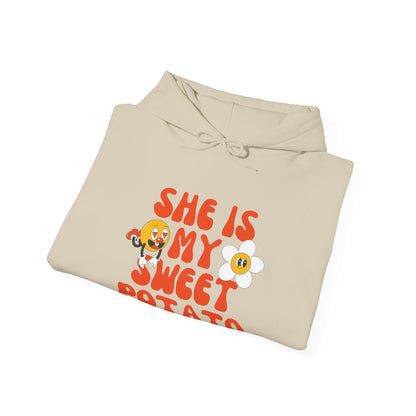 She is My Sweet Potato Customized Unisex Heavy Blend™ Hooded Sweatshirt