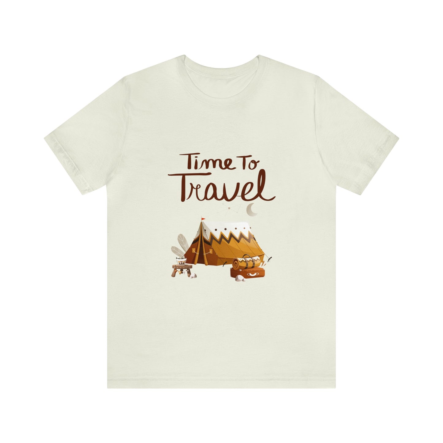 Time To Travel Customized Unisex Jersey Short Sleeve Tee