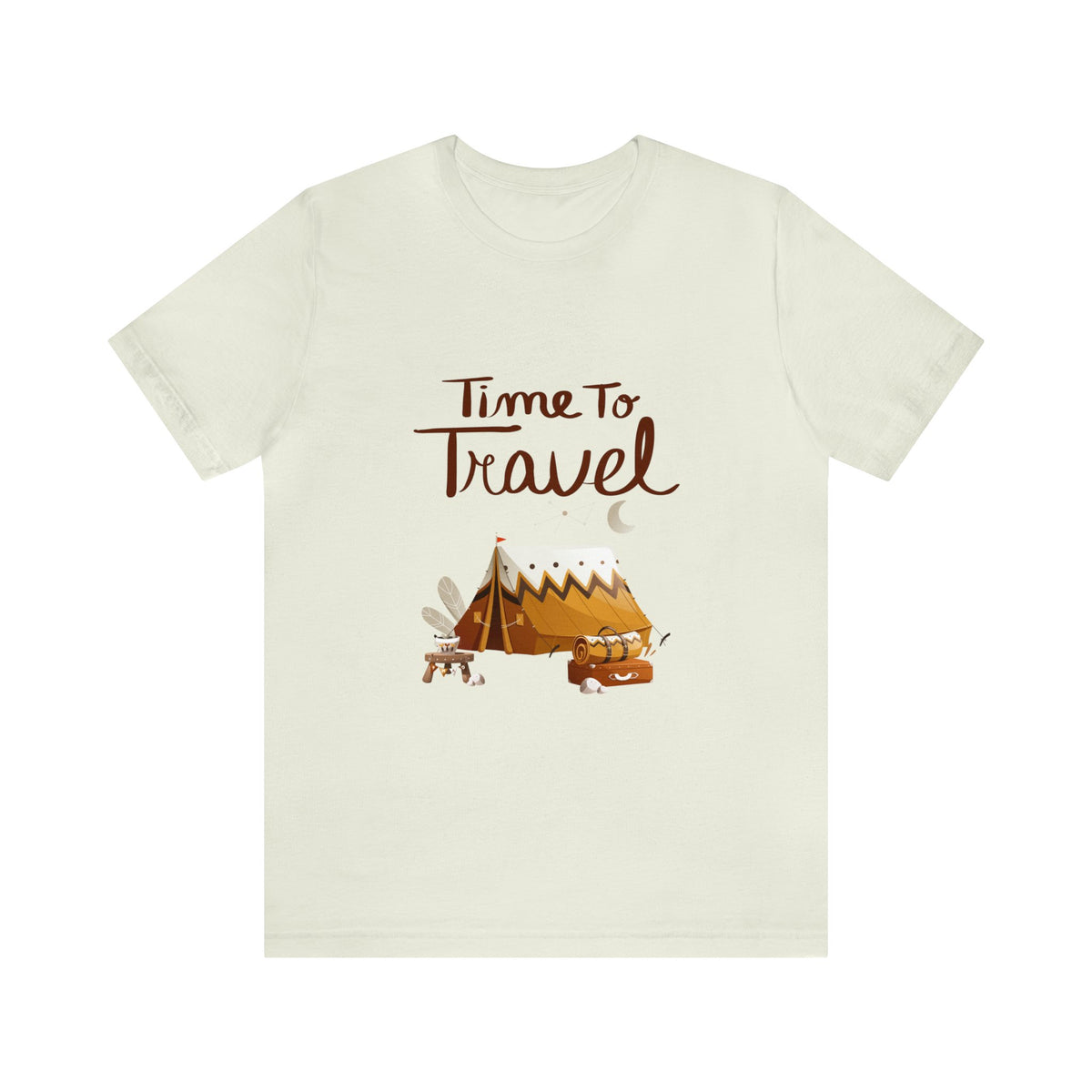 Time To Travel Customized Unisex Jersey Short Sleeve Tee