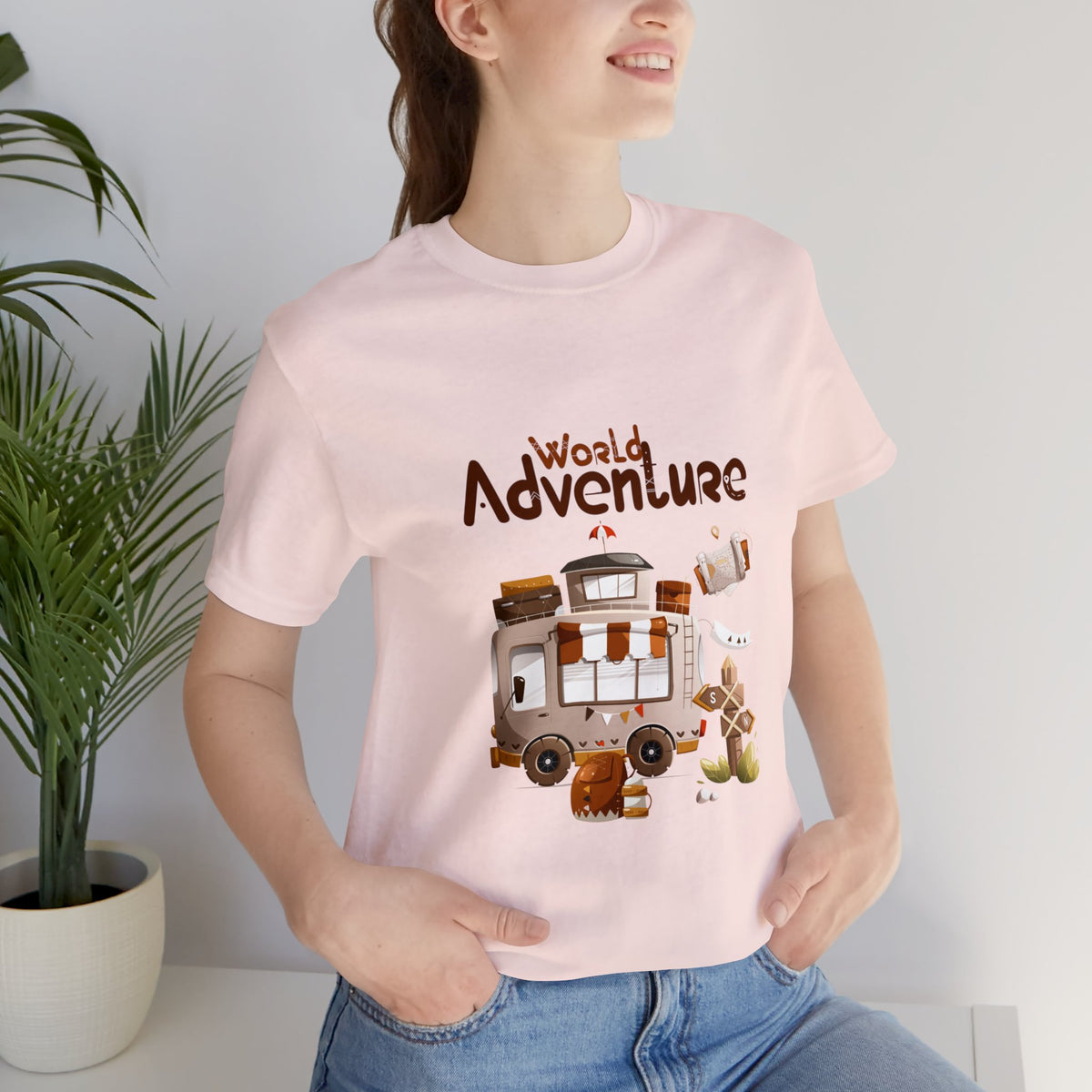 World Adventure Customized Unisex Jersey Short Sleeve Tee