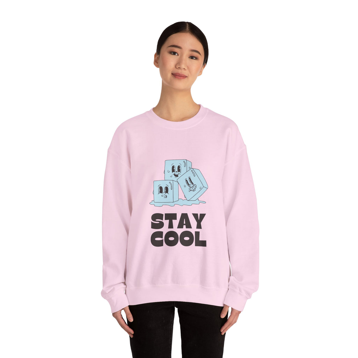 Stay Cool Customized Unisex Heavy Blend™ Crewneck Sweatshirt