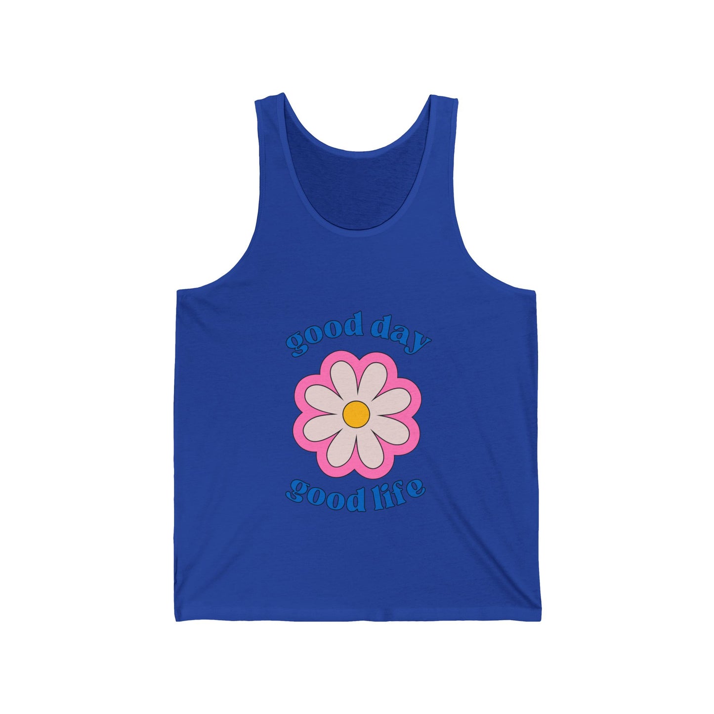 Good Day Good Life Customized Unisex Jersey Tank