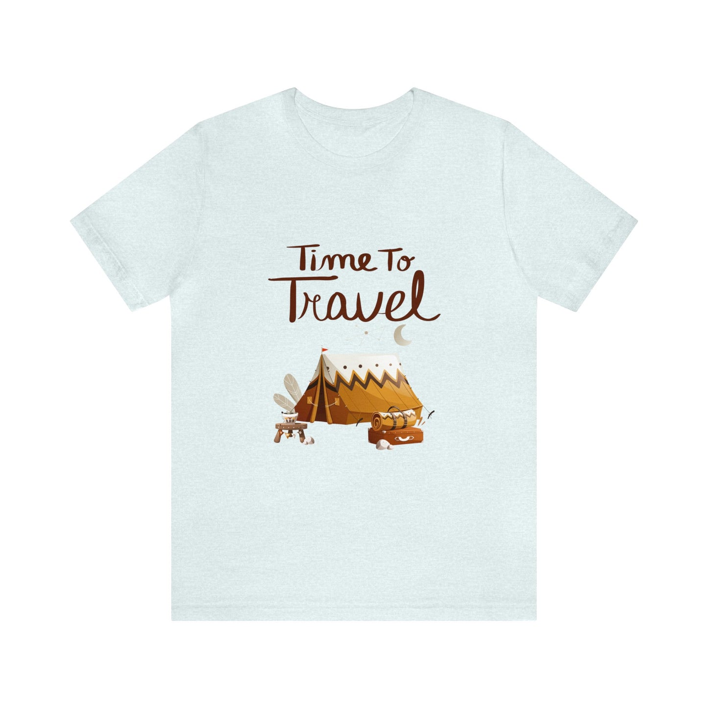 Time To Travel Customized Unisex Jersey Short Sleeve Tee