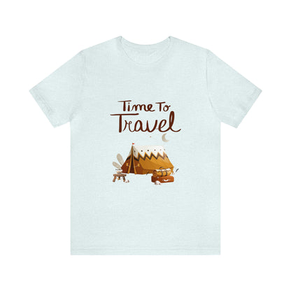 Time To Travel Customized Unisex Jersey Short Sleeve Tee