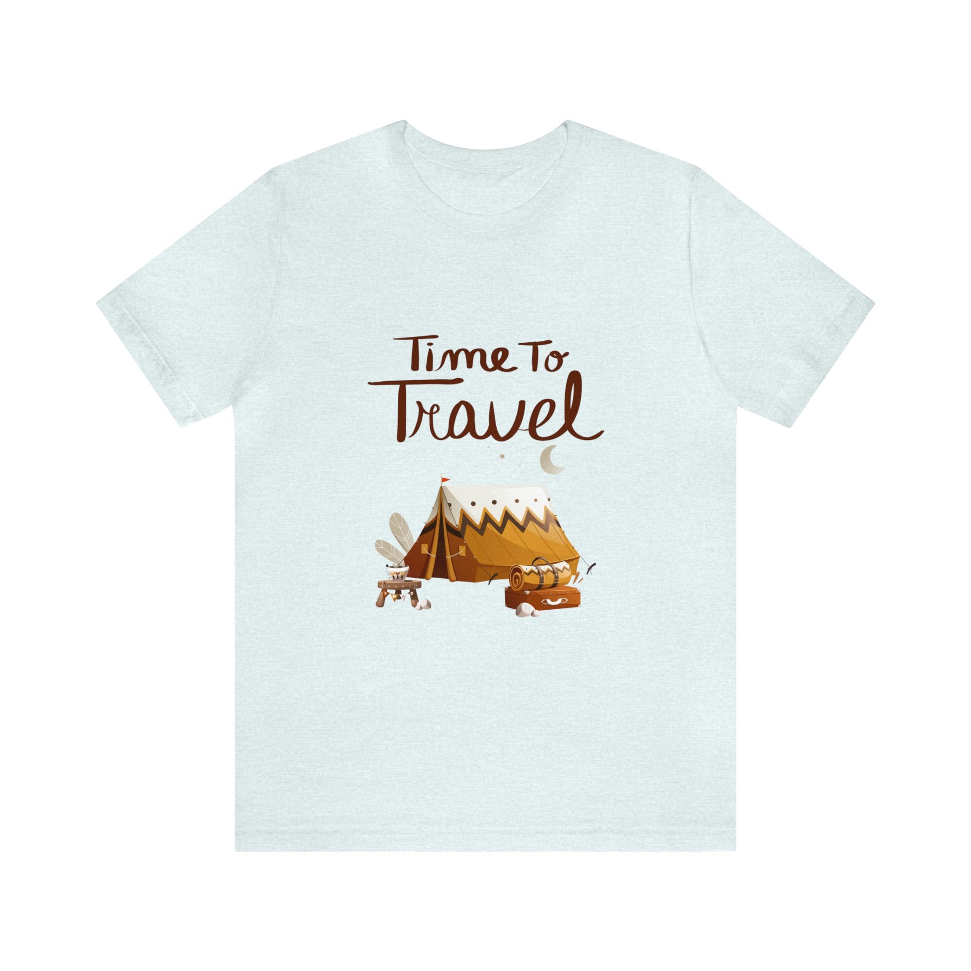 Time To Travel Customized Unisex Jersey Short Sleeve Tee