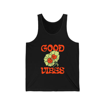 Good Vibes Customized Unisex Jersey Tank