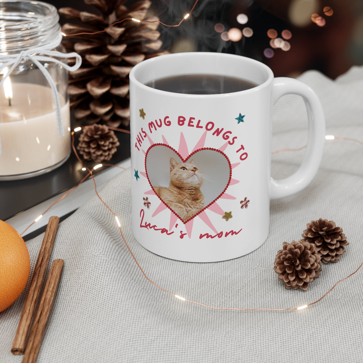 Lover&#39;s Mom Customized Ceramic Mug 11oz