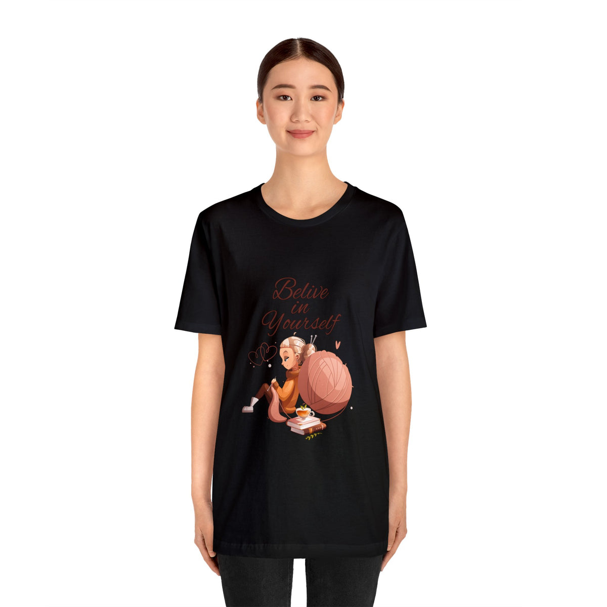 Believe in Yourself Customized Unisex Jersey Short Sleeve Tee