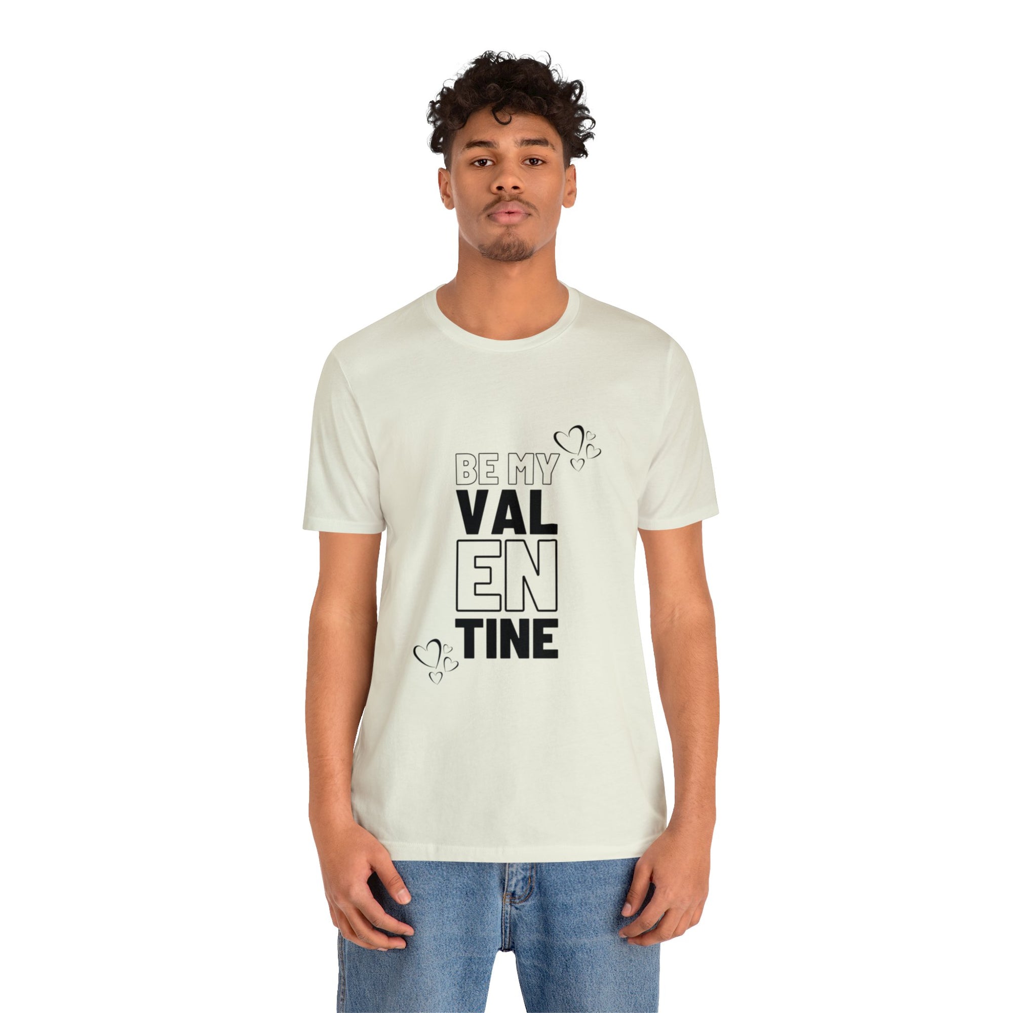 Be My Valentine Customized Unisex Jersey Short Sleeve Tee For Your Love