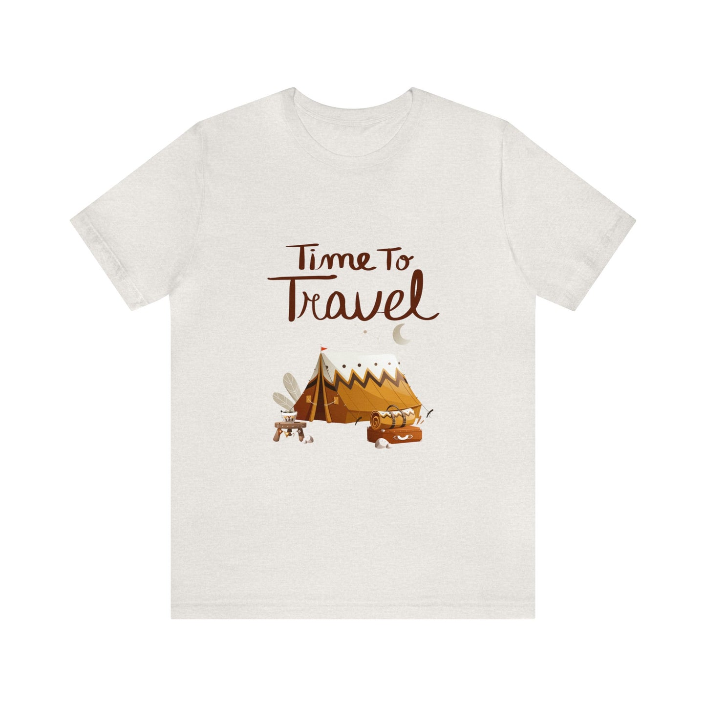 Time To Travel Customized Unisex Jersey Short Sleeve Tee