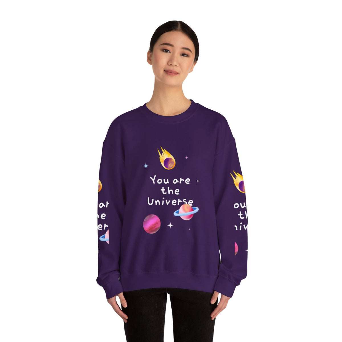 You Are The Universe Customized Unisex Heavy Blend™ Crewneck Sweatshirt